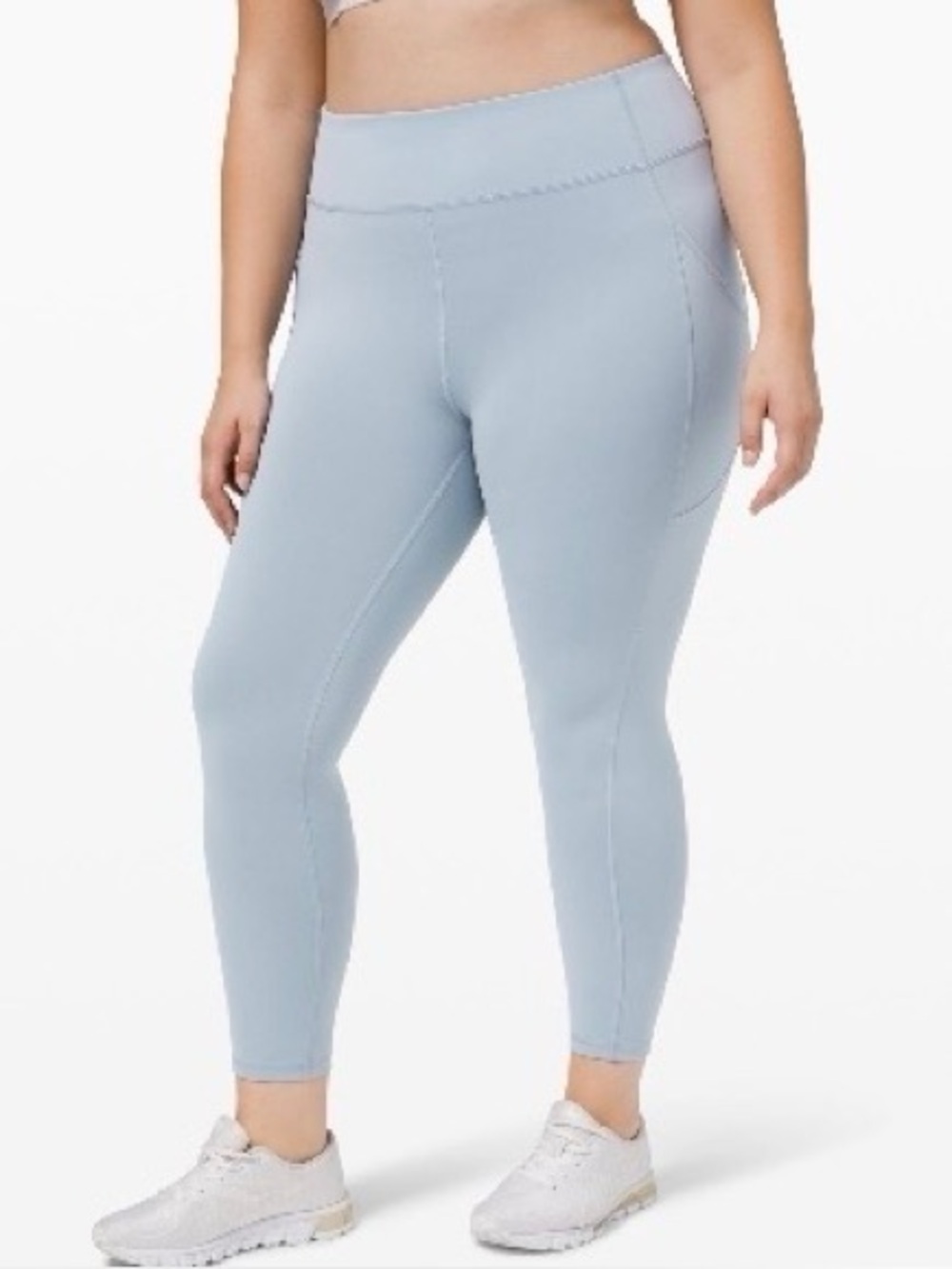Lululemon Invigorate high rise tights. Sz4 chambray